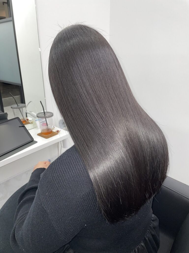 乾かすだけでまとまる艶髪