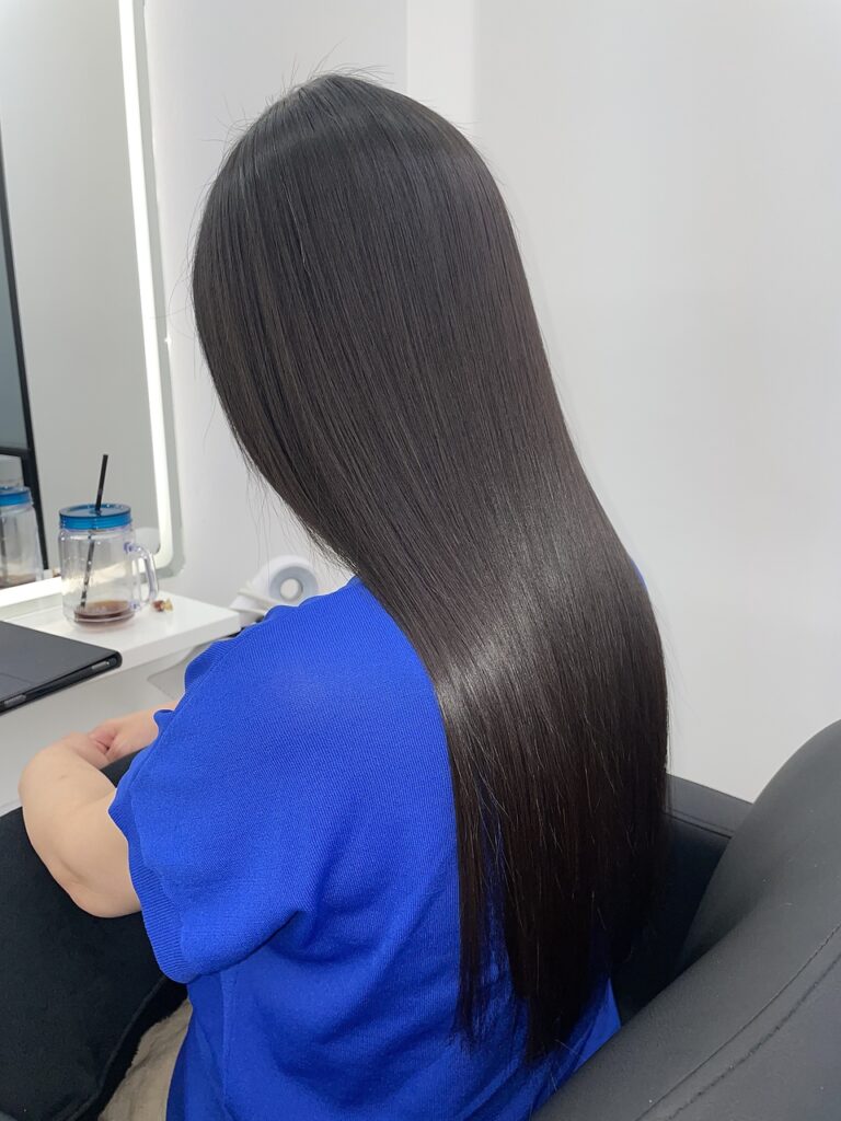 髪質改善縮毛矯正で叶える艶髪ストレート
