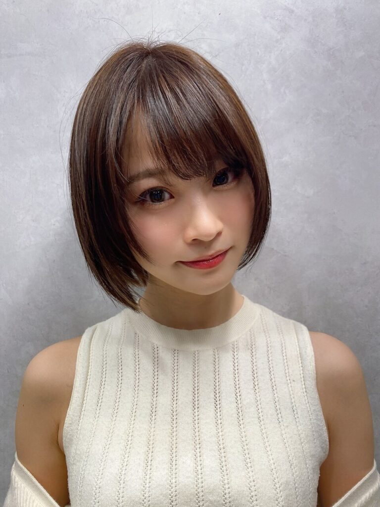大人美人◎小顔見せ丸みショート