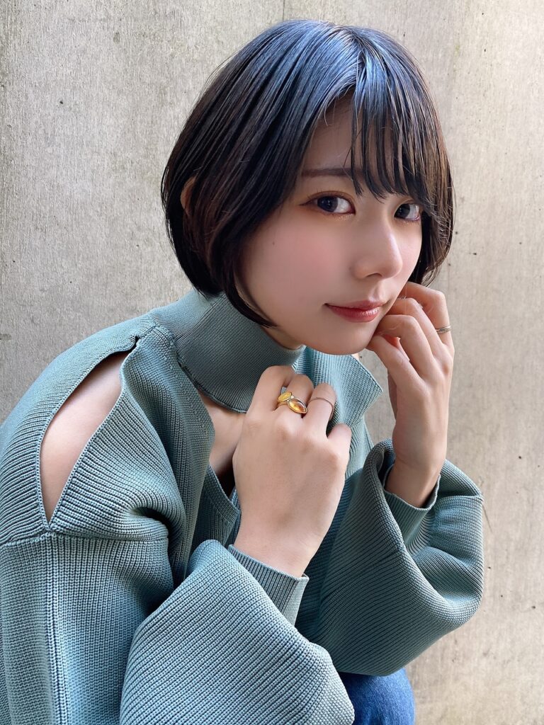 小顔見え◎大人可愛い丸みショート