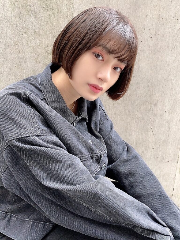 大人美人×丸みコンパクトショートボブ