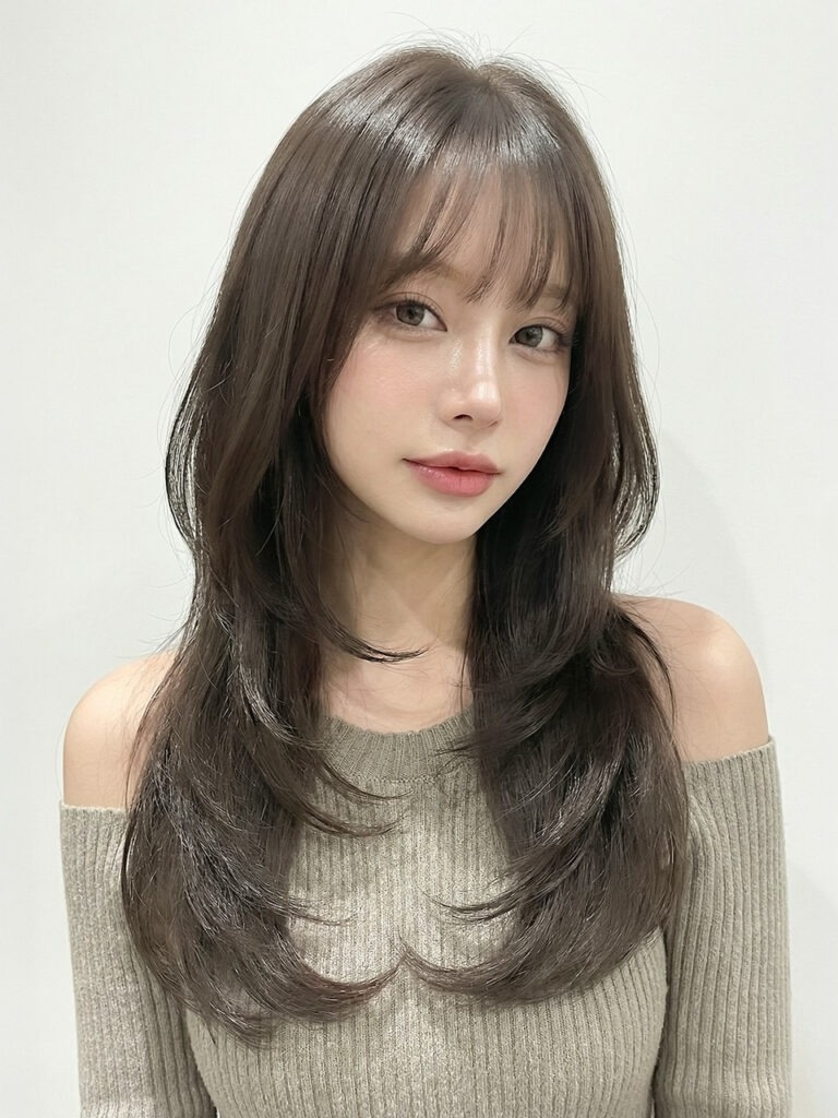 韓国風レイヤーカット